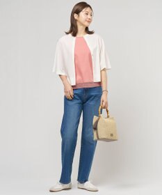 J.PRESS LADIES L 【洗える】BASIC STRETCH DENIM ボーイフィット デニム