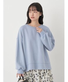 earth music&ecology サイドボタンダンボールプルオーバー