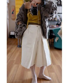 woadblue 【157】HALF TUCK SHORTS