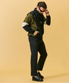 GOTAIRIKU ロングセラー【洗える/折り目加工/シワになりにくい/ウエストアジャスター】ウォッシャブル サマーウール100％パンツ_定番色(1タック)25年モデル