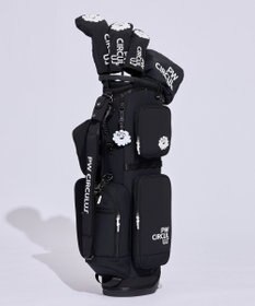 PW CIRCULUS 【UNISEX】デタッチャブル キャディバッグ シボ感のあるナイロンワッシャー素材