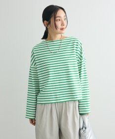 Green Parks ボックスシルエットボーダープルオーバー