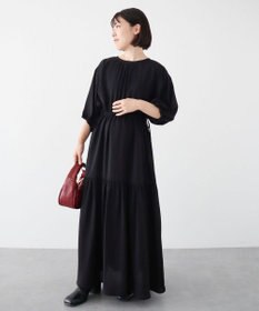 Green Parks ・ＥＬＥＮＣＡＲＥ　ＤＵＥ　５分袖ティアードワンピース