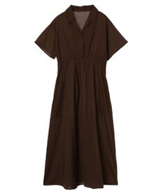 CRAFT STANDARD BOUTIQUE インド綿オープンカラーワンピース