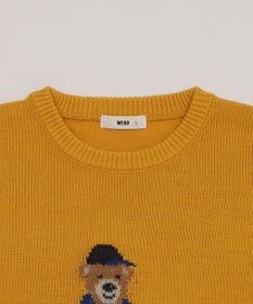 WEGO 【ユニセックス着用ITEM/MLサイズ展開】ジャガードアニマルプルオーバー