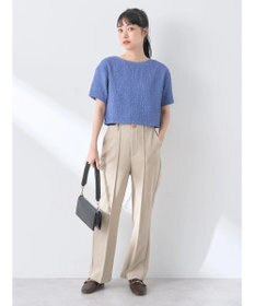 earth music&ecology ホイップ風ジャガードプルオーバー