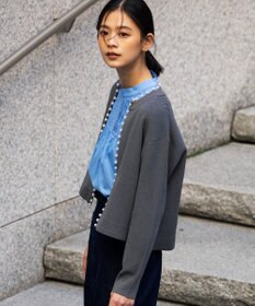 組曲 【追加生産分入荷！】AMOSSAパール カーディガン