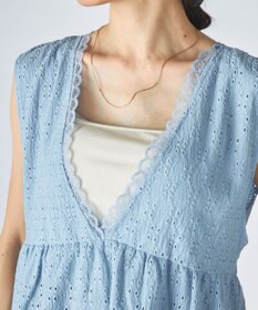 OP／FILA 【Ocean Pacific】Vネックレースビスチェ