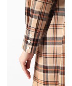 DAKS タータンチェック バンドカラーワンピース