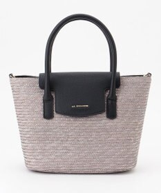 LA BAGAGERIE フラップ2WAYかごトートバッグ