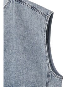 Green Parks ・ＥＬＥＮＣＡＲＥ　ＤＵＥ　ノーカラーデニムベスト