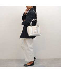 UNBILLION cachecache ショルダー付きパーテーションキャンバストート