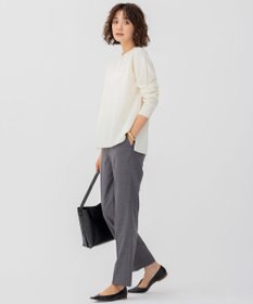 23区 【CLASSY.1月号掲載】ウールミルドストレッチ テーパードパンツ