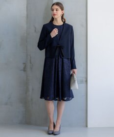 23区 L 【APPLAUDIR】フラワーサテンオパール ドレス