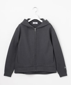 J.PRESS LADIES ダンボールジャージー ジップアップ パーカー