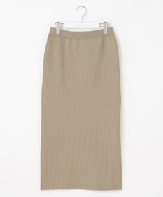 自由区 S 【洗える】リブストレッチタイト スカート