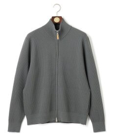 J.PRESS MEN 【High twist links】フルジップカーディガン