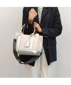 UNBILLION cachecache ショルダー付きパーテーションキャンバストート