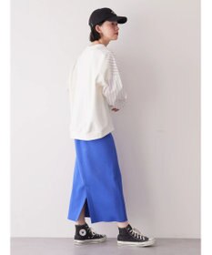 AMERICAN HOLIC イージーケア異素材ポンチプルオーバー