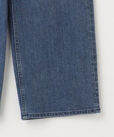 組曲 L 【ストレッチ】ミッドデニム ワイドストレートパンツ