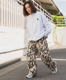 WEGO 【ユニセックス着用ITEM/SMLサイズ展開】ワイドカーゴパンツ