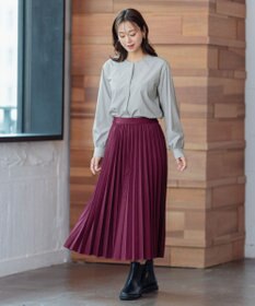 ANY 【14色展開/洗える】ウーリッシュ プリーツスカート