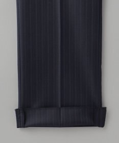 GOTAIRIKU シワになりにくい【御幸毛織/みゆきけおり】Superio160 スーツ_ネイビーストライプ