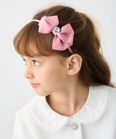 ANY KIDS リボン×ビジューカチューシャ
