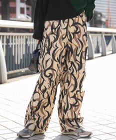 WEGO 【ユニセックス着用ITEM/SMLサイズ展開】ワイドカーゴパンツ