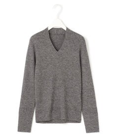 ICB 【洗える】エクストラファインメリノ Vネックプルオーバー
