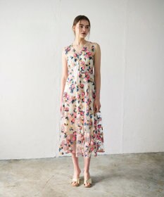 GRACE CONTINENTAL サマーフルーツ刺繍ワンピース