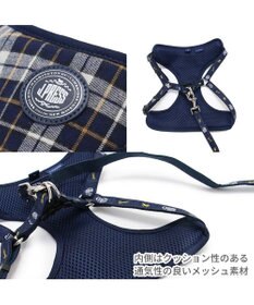 PET PARADISE J.PRESS ビエラチェック ハーネス リード【Ｓ】