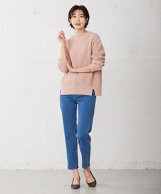 J.PRESS LADIES 【洗える】BASIC STRETCH DENIM ストレート パンツ