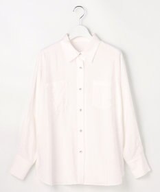 ANY SIS シアーダブルポケット シャツ