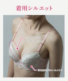 Wing 【スキマフィットブラ】　すきまを埋めてボリュームアップ　ふわふわもちもち触感　ウイング／ワコール　KB2362