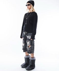 WEGO 【ユニセックス着用ITEM】コンパクトフィットリブヘンリーネックT（LS）