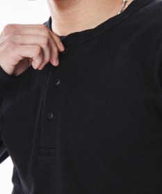 WEGO 【ユニセックス着用ITEM】コンパクトフィットリブヘンリーネックT（LS）