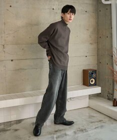 WEGO 【ユニセックス着用ITEM】ミラノリブハーフジッププルオーバー