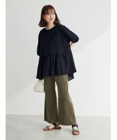 Green Parks カットドッキングフレアラインプルオーバー