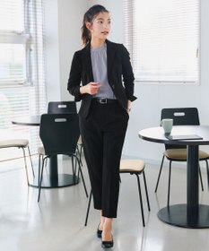 Tiaclasse 【小倉優子さん着用・ダブルクロス・洗える】テーパードパンツ