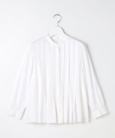 自由区 L ドレープブロードタック ブラウス