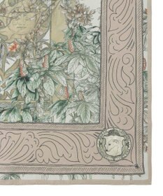 MOONBAT SWASH LONDON(スウォッシュロンドン） シルクツイルスカーフ GATE 68×68cm 日本製