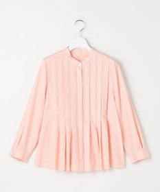 自由区 L ドレープブロードタック ブラウス