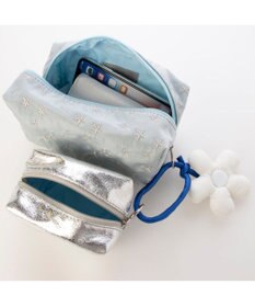 UNBILLION カシュカシュ cachecache / フラワーチャーム付ソート刺繍ポーチセット