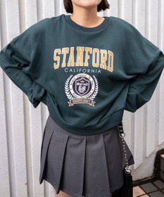 WEGO カレッジプリントスウェット