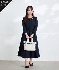 Tiaclasse 【セレモニー・新色追加】リボンベルトフレアワンピース