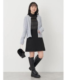 earth music&ecology キラキラシャギーカーディガン