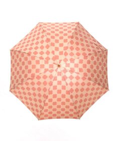 槇田商店 ノルディック ドットコラージュ ピンク 長傘