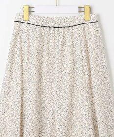 ANY SIS 【洗える】コードレースフレア スカート