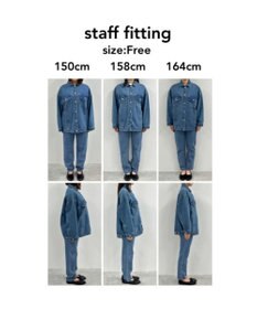 WEGO 【ANGIE VINTAGE】ビッグシルエットデニムジャケット / オーバーサイズGジャン